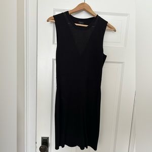 Black knit dress, Theory size S